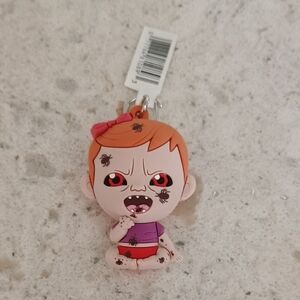 Zombie Babies Figurine Bag Clip; Series 1 "Ravenous Ruby"